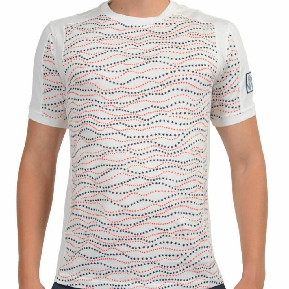Moncler Gamme Bleu Multi-Color Crewneck T-Shirt